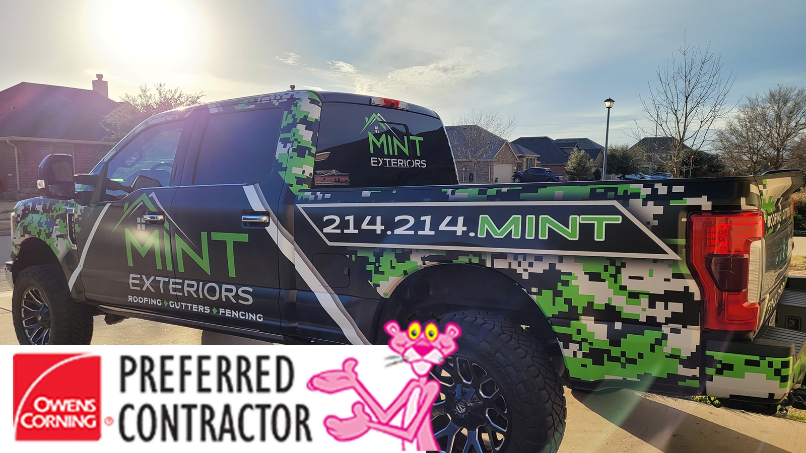 MINT Exteriors Is An Owens Corning Platinum Preferred Contractor