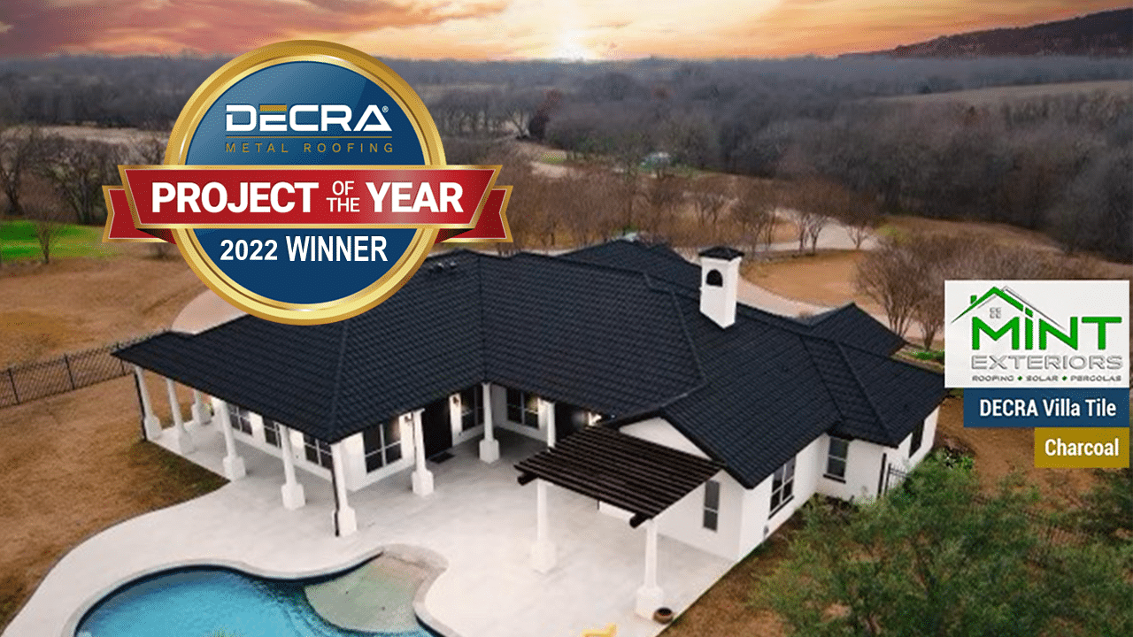 Winner of the DECRA Stone-Coated Steel Metal Roofing Systems Project of the Year 2022 Winner of the DECRA Stone-Coated Steel Metal Roofing Systems Project of the Year 2022